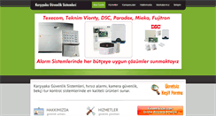 Desktop Screenshot of karsiyakaguvenlik.com