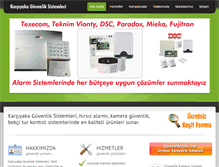 Tablet Screenshot of karsiyakaguvenlik.com